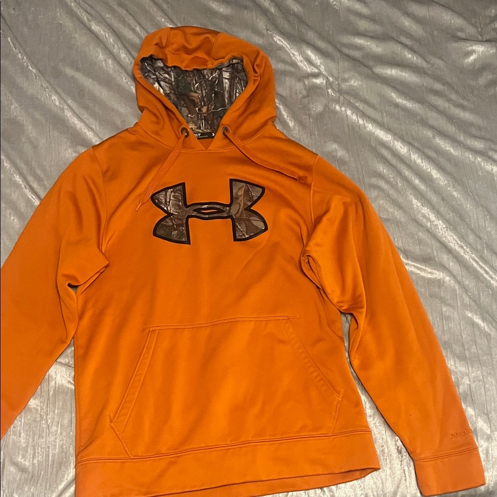 Under Armour Orange Camo Hoodie